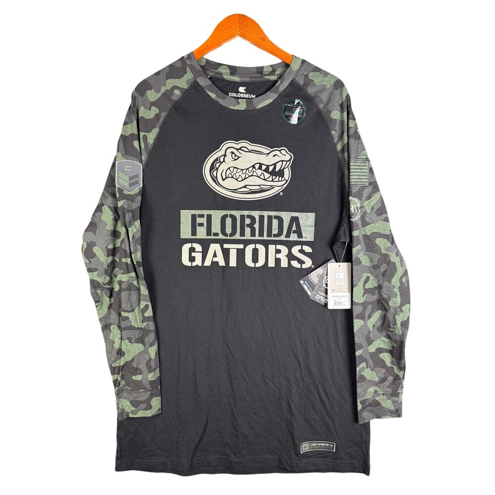 Florida Gators Colosseum OHT Long Sleeve Shirt Camo Green Mens 1XT NEW NWT NCAA